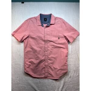 Vans Classic Fit Men's Button up shirt size Large Short Sleeves (0023)